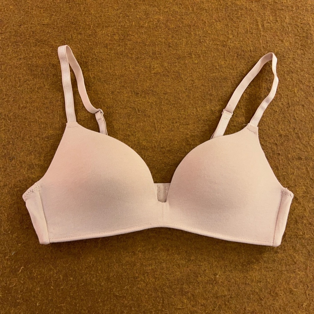 Eleplus Womens 34B Pink Wireless Padded Seamless T-Shirt Bra New